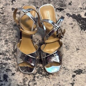 Michael Kors Silver Women's Sandals